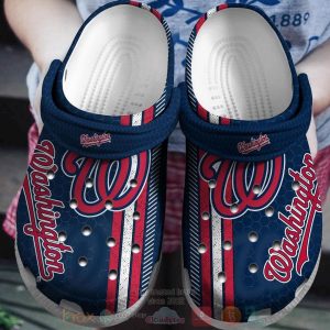 Washington Nationals Clogs Crocband Shoes – Gift for Men Women Fans – Gift for Men Women Fans