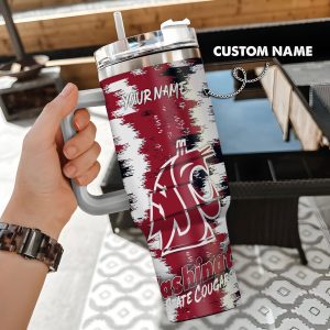 Washington State Cougars Stanley Tumbler - Gift for Fan Men Women - Gift for Fan Men Women