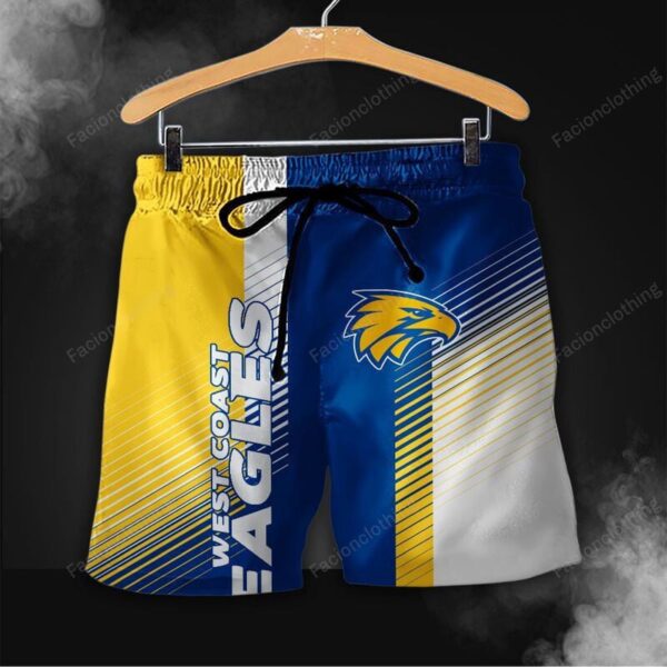 West Coast Eagles Personalized Fashion Men Hawaiian Shorts Pant