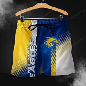 West Coast Eagles Personalized Fashion Men Hawaiian Shorts Pant