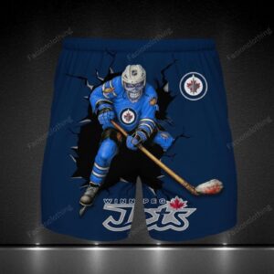 Winnipeg Jets Personalized Fashion Men Hawaiian Shorts Pant
