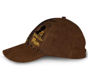Yorkshire Dog Leather Sunflower Hat Classic Cap Gift for FansPb 3