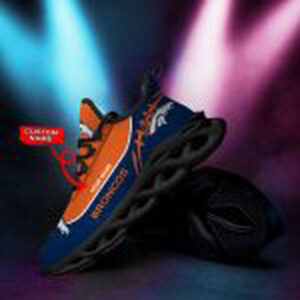 Denver Broncos NFL Max Soul Shoes Custom Name by Sikhiarts Store