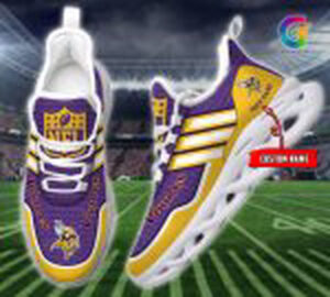 Minnesota Vikings Personalized Max Soul Shoes