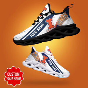 Lllinois Fighting Lllini Max Soul Shoes, Best Gift For Men And Women