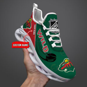 Custom Name NHL Minnesota Wild Personalized Max Soul Shoes For Men Women