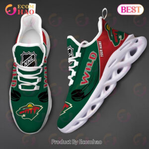 Custom Name NHL Minnesota Wild Personalized Max Soul Shoes For Men Women