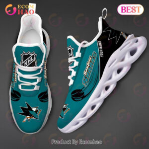 Custom Name NHL San Jose Sharks Personalized Max Soul Shoes For Men Women