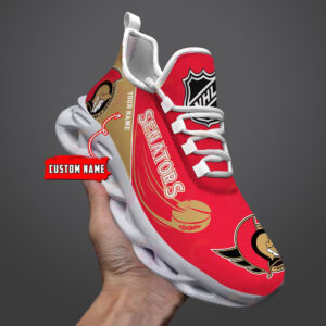 Custom Name NHL Ottawa Senators Personalized Max Soul Shoes For Men Women