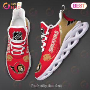 Custom Name NHL Ottawa Senators Personalized Max Soul Shoes For Men Women