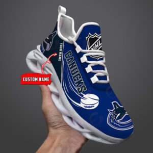 Custom Name NHL Vancouver Canucks Personalized Max Soul Shoes For Men Women