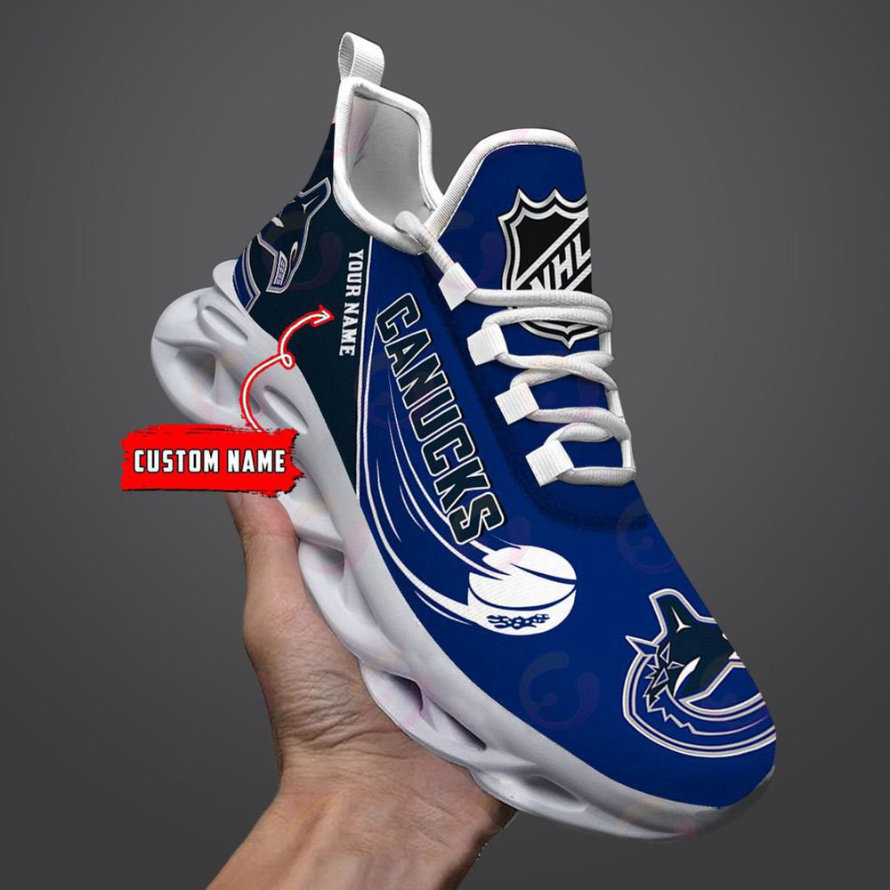 Custom Name NHL Vancouver Canucks Personalized Max Soul Shoes For Men Women Custom Name NHL Vancouver Canucks Personalized Max Soul Shoes For Men Women