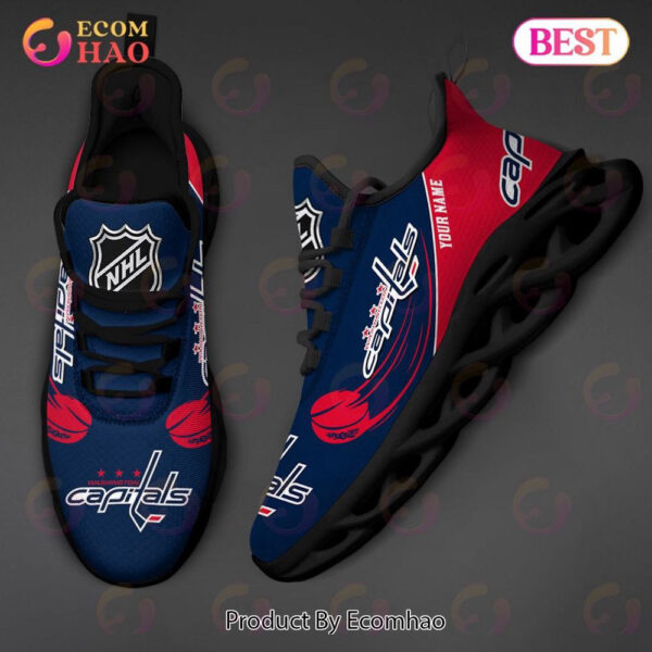 Custom Name NHL Washington Capitals Personalized Max Soul Shoes For Men Women