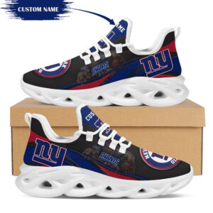 Personalized Name New York Giants Mascot Max Soul Shoes For Men