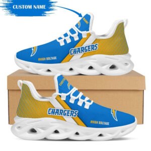 Los Angeles Chargers Custom Personalized Max Soul Shoes For Men Women
