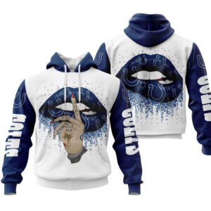 Indianapolis Colts Lips Hoodie, Best Gift For Men And Women
