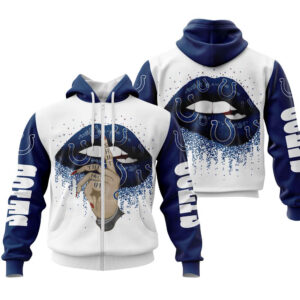 Indianapolis Colts Lips Hoodie, Best Gift For Men And Women 3