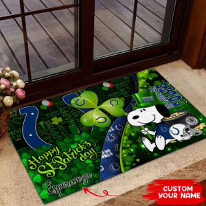 Indianapolis Colts NFL, Custom Doormat The Celebration Of The Saint Patrick’s Day