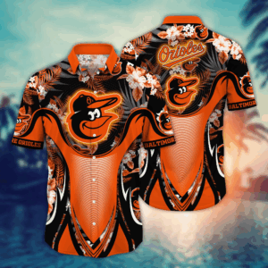 Baltimore Orioles MLB Flower Hawaii Shirt & T-shirt: Perfect Summer Football Gift for Fans