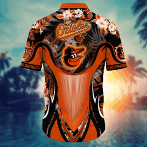 Baltimore Orioles MLB Flower Hawaii Shirt & T-shirt: Perfect Summer Football Gift for Fans