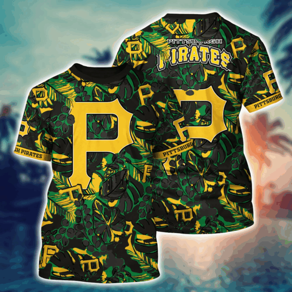 Pittsburgh Pirates MLB Hawaiian Shirt & T-Shirt Set for Fans – Summer Football Gift