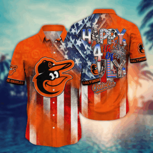 Baltimore Orioles MLB Hawaii Shirt - Independence Day & Summer Gift