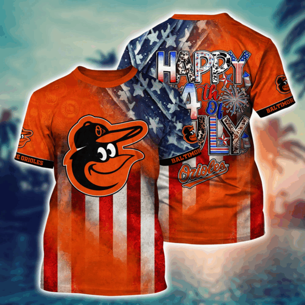 Baltimore Orioles MLB Hawaii Shirt – Independence Day & Summer Gift