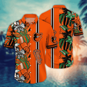 Baltimore Orioles MLB Flower Hawaii Shirt & Tshirt - Summer Football Fans Gift