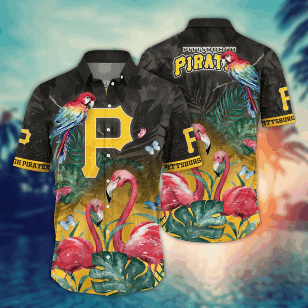 Pittsburgh Pirates MLB Flower Hawaii Shirt & Tshirt: Perfect Summer Football Shirts Gift for Fans