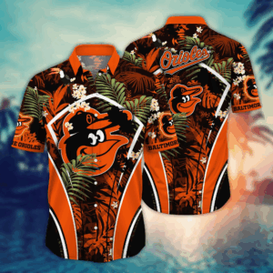 Baltimore Orioles MLB Hawaiian Shirt & T-Shirt Combo - Perfect Summer Gift for Fans!