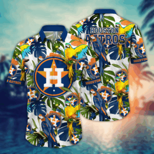 Houston Astros MLB Flower Hawaii Shirt & Tshirt - Summer Football Fan Gear