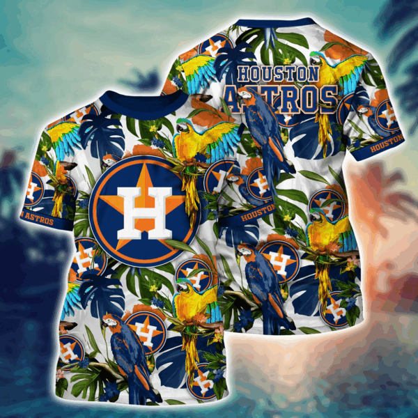 Houston Astros MLB Flower Hawaii Shirt & Tshirt – Summer Football Fan Gear