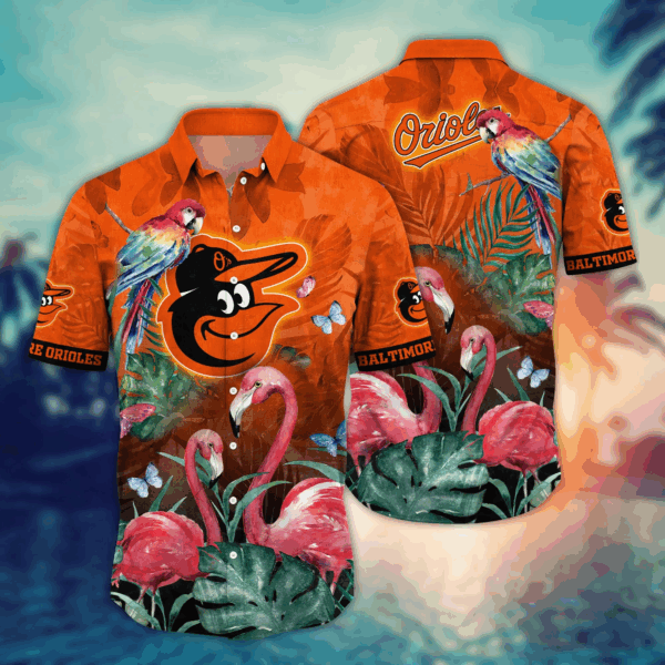 Baltimore Orioles MLB Flower Hawaii Shirt & Tshirt: Perfect Summer Football Gift for Fans