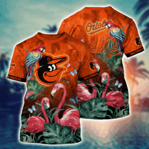 Baltimore Orioles MLB Flower Hawaii Shirt & Tshirt: Perfect Summer Football Gift for Fans