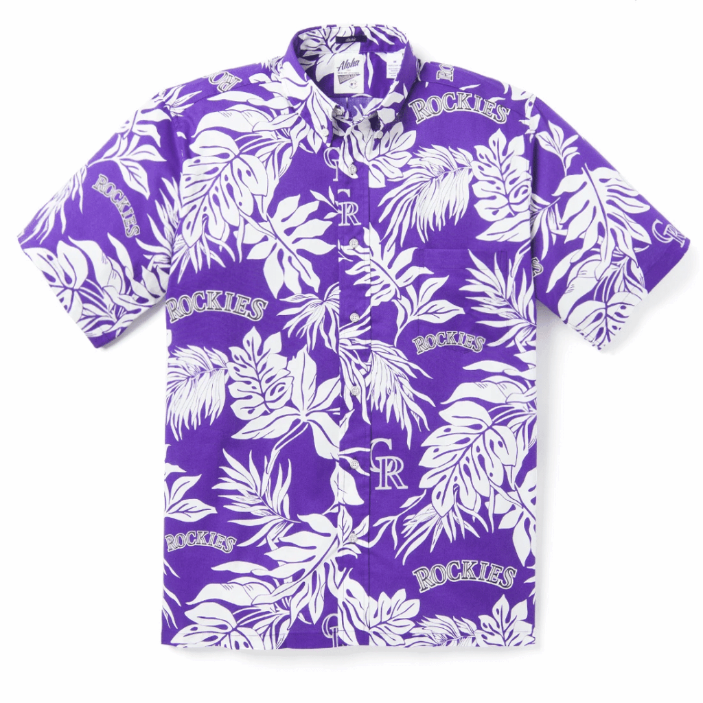 Official Colorado Rockies Logo Aloha Hawaiian Shirt – Perfect for Summer!