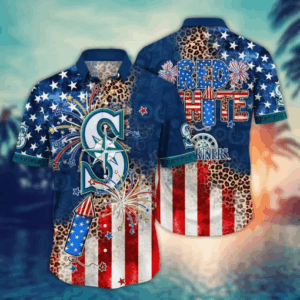 Seattle Mariners MLB Hawaii Shirt for Independence Day and Summer Fun