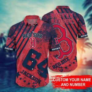Custom Boston Red Sox MLB Hawaiian Shirt - Personalize Your Style!
