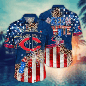 Minnesota Twins MLB Independence Day Hawaii Shirt - Summer Shirts