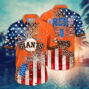 San Francisco Giants MLB Hawaii Shirt for Independence Day & Summer Fun