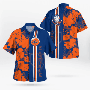 MLB New York Mets Hawaiian Shirt - Official Baseball Team Gear