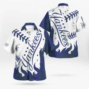 New York Yankees Floral Hawaii Shirt - Official MLB Merchandise