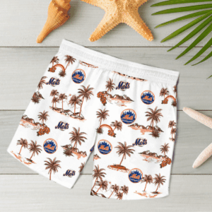 Official New York Mets MLB Hawaiian Shirt - Perfect for Game Day! 3