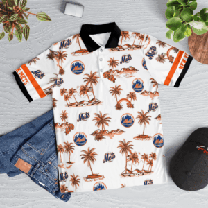 Official New York Mets MLB Hawaiian Shirt - Perfect for Game Day! 9