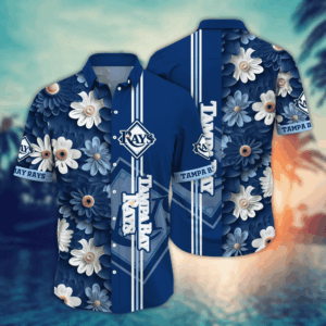 Tampa Bay Rays MLB Flower Hawaii Shirt & Tshirt: Summer Football Fan Gift
