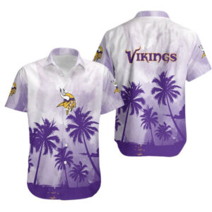 Minnesota Vikings Coconut Trees NFL Gift For Fan Hawaiian