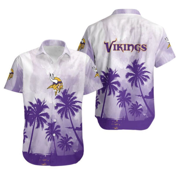 Minnesota Vikings Coconut Trees NFL Gift For Fan Hawaiian