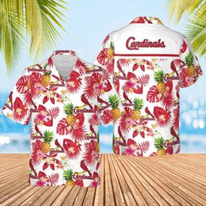 St Louis Cardinals Hawaiian Shirt - Summer Aloha Button Down for Men and Women