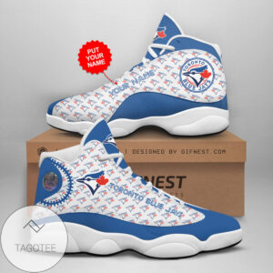 Custom Toronto Blue Jays Air Jordan 13 Shoes - Personalize Your Pair!