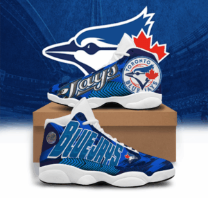 Toronto Blue Jays Air Jordan 13 Custom Sneakers – Unisex Shoes Gift for Fans