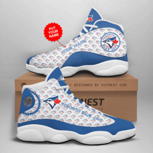 Toronto Blue Jays Air Jordan 13 Custom Sneakers - Perfect Unisex Gift for Fans